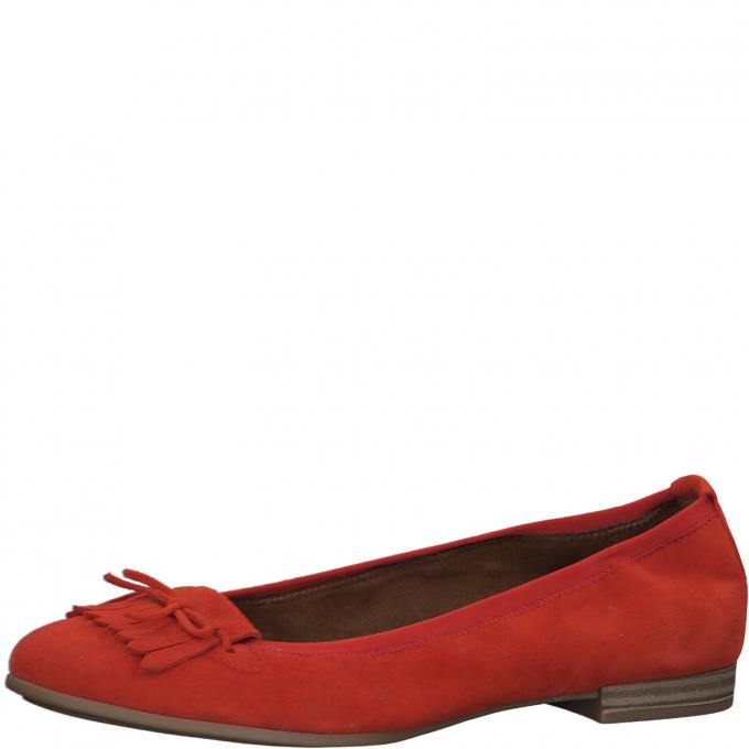 Tamaris Webshop | Tamaris Balerina Melegbéléses 1 1 22117 24 572 Tamaris bőr női cipő 1 22117 24 001 fekete | Női cipő